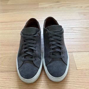 Good Man Brand Charcoal Gray Suede Low-Top Sneakers